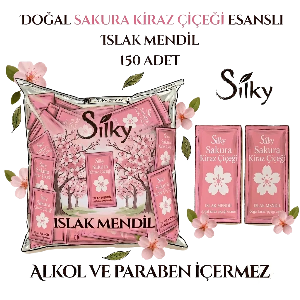 Silky Sakura Islak Mendil